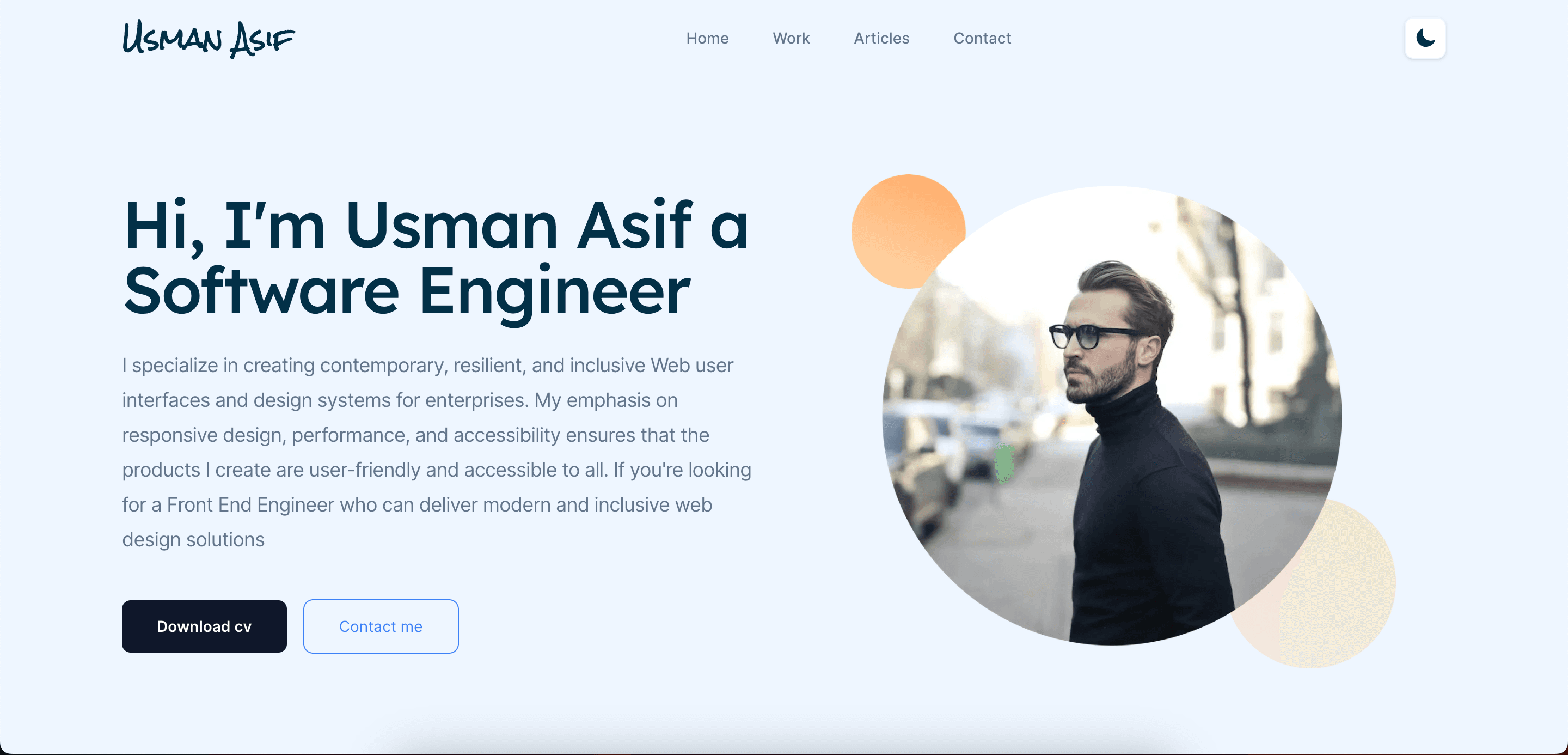 UAT | Portfolio theme build in Tailwind CSS & Next js